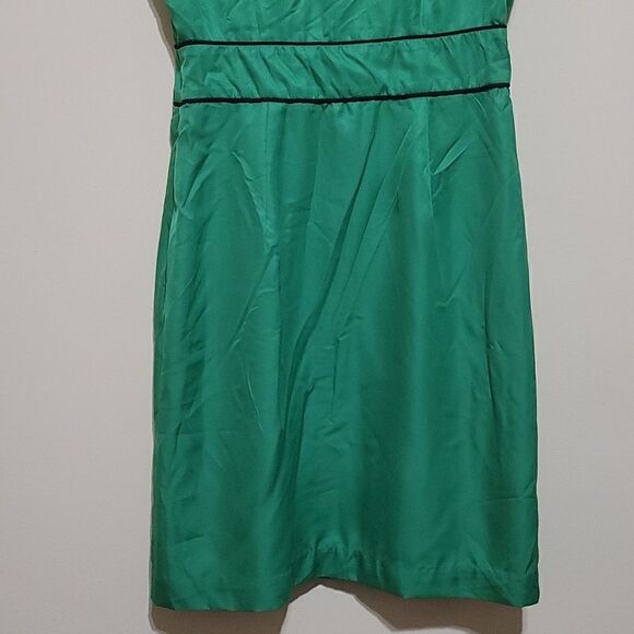 Banana Republic Green Sleeveless Dress Sz 2 - Picture 8 of 9